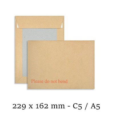 Board Backed Envelopes