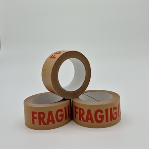 Fragile Printed Paper Tape Edited