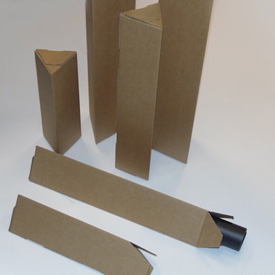 Triangular Cardboard Self-Seal Postal Tubes